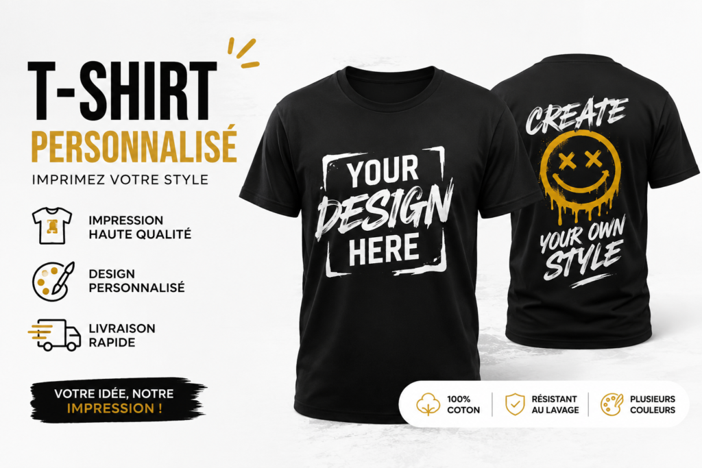 T-shirt Duskauraz – Print Personnalisé